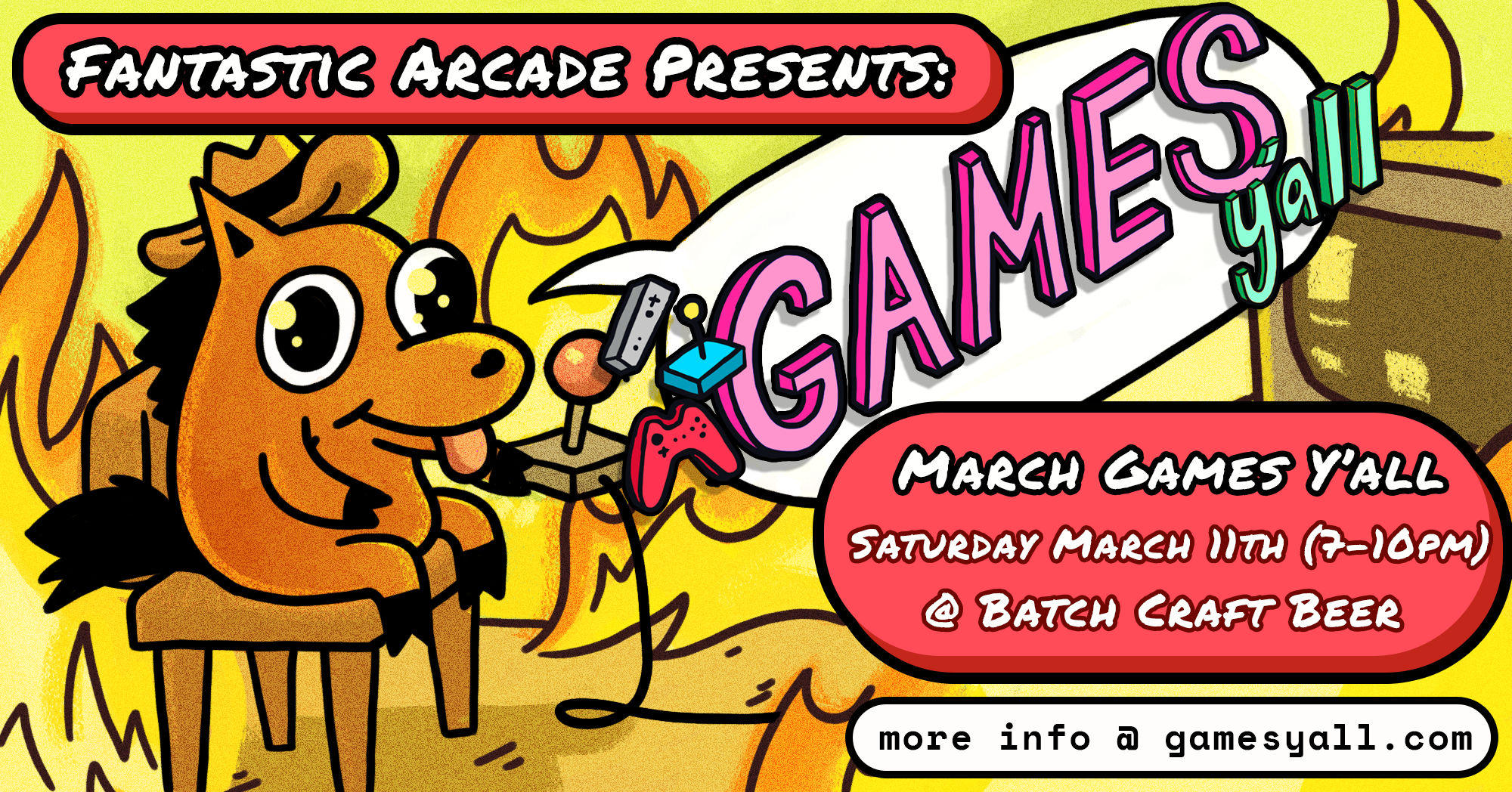 Games Y'all March 2023 Meetup, March 11 at Batch