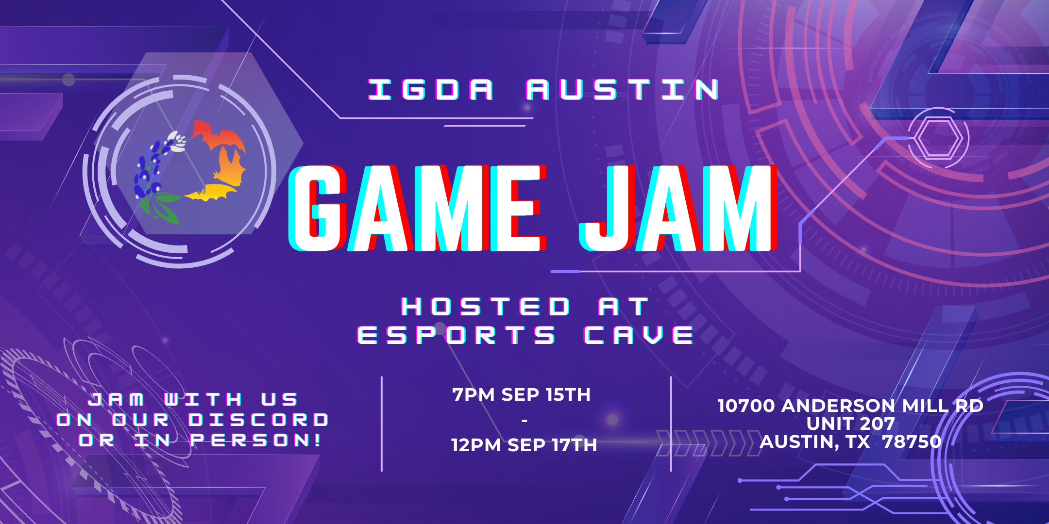 IGDA Austin Game Jam Hosted at Esports Cave