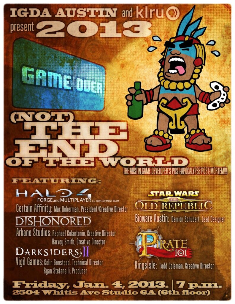 Poster design and artwork by Paul Russel, dba SpazDesign.